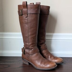 Ecco Brown Leather Riding Boots